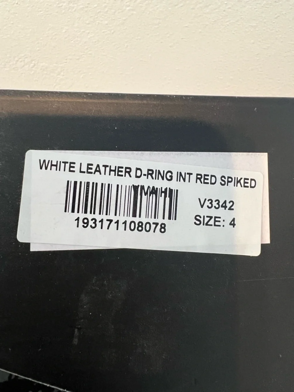 T.U.K White Leather Spike Viva Mondo Creepers NIB